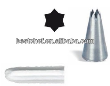 stainless steel Star tubes set 12 pcs