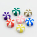 10MM Simulation Mini Two Color No Hole Candy Polymer Clay Beads For Children Re-ment Polymer Clay Handmade Accessories Diy