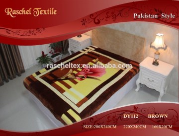 Muslin 100% polyester double layer korean mink blanket