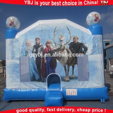 GuangZhou inflatable frozen boucner,frozen moon bounce,frozen bounce house