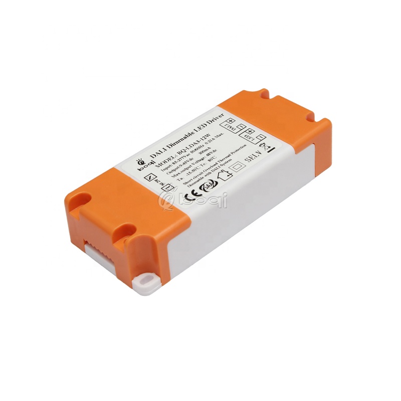 boqi DALI dimmable led driver 42v 400ma 18w dimming led driver with CE SAA