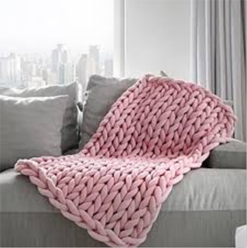 High Quality Knitted Bed Blanket Hot Sale