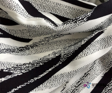 Aesthetic Abstract Pattern 100% Viscose Rayon Fabric