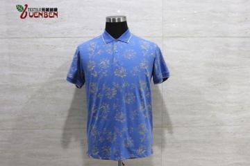 Solid Slub Jersey With Printing Shirt