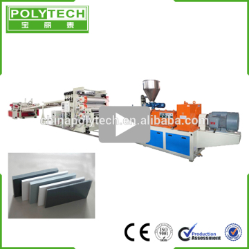 Plastic foam furniture board making machine/cabinet board making machine
