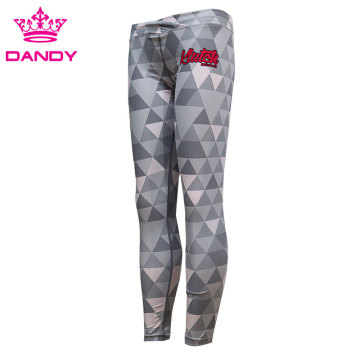 Yakasarudzika logo sublimation yekudhinda kudzidzisa leggings