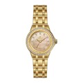 Steel Watchband Quartz Brass Watch Case Woman Watch