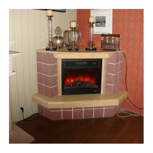 Custom Corner Indoor Rumford Electric Fireplace Designs With Mantel