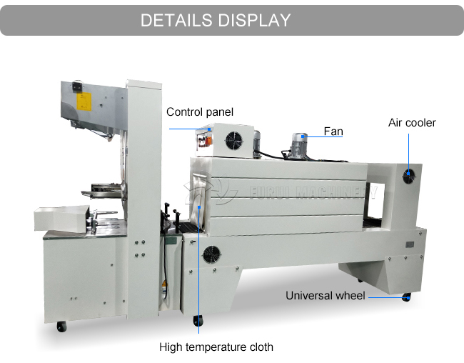 Automatic Film Heat Shrink Wrap Packing Wrapping Machine/L-bar shrinking wrapping machine/ hot shrink wrap cutter sealer