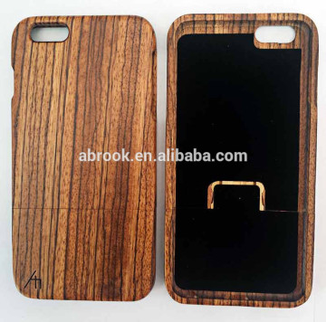 for iphone 6plus zebra wood case