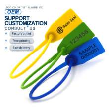 Logistic Security barcode numbered plastic seals