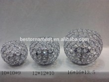 Round Handmade Crystal Cylinder Candle Holders