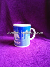 ZIBO XINYU XY-109 Blue Printing Ceramic Mug with Bear