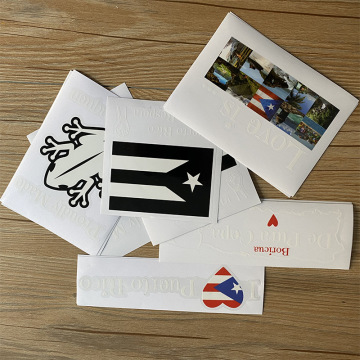 Custom UV Printed Waterproof Transparent PVC Car Stickers Decals