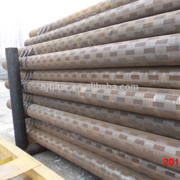 oil well sand control screen steel slotted casing pipe