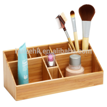 Bamboo Makeup Organizer