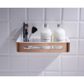 Rose Gold Bathroom Shower Basket Wall Mounted Organizer