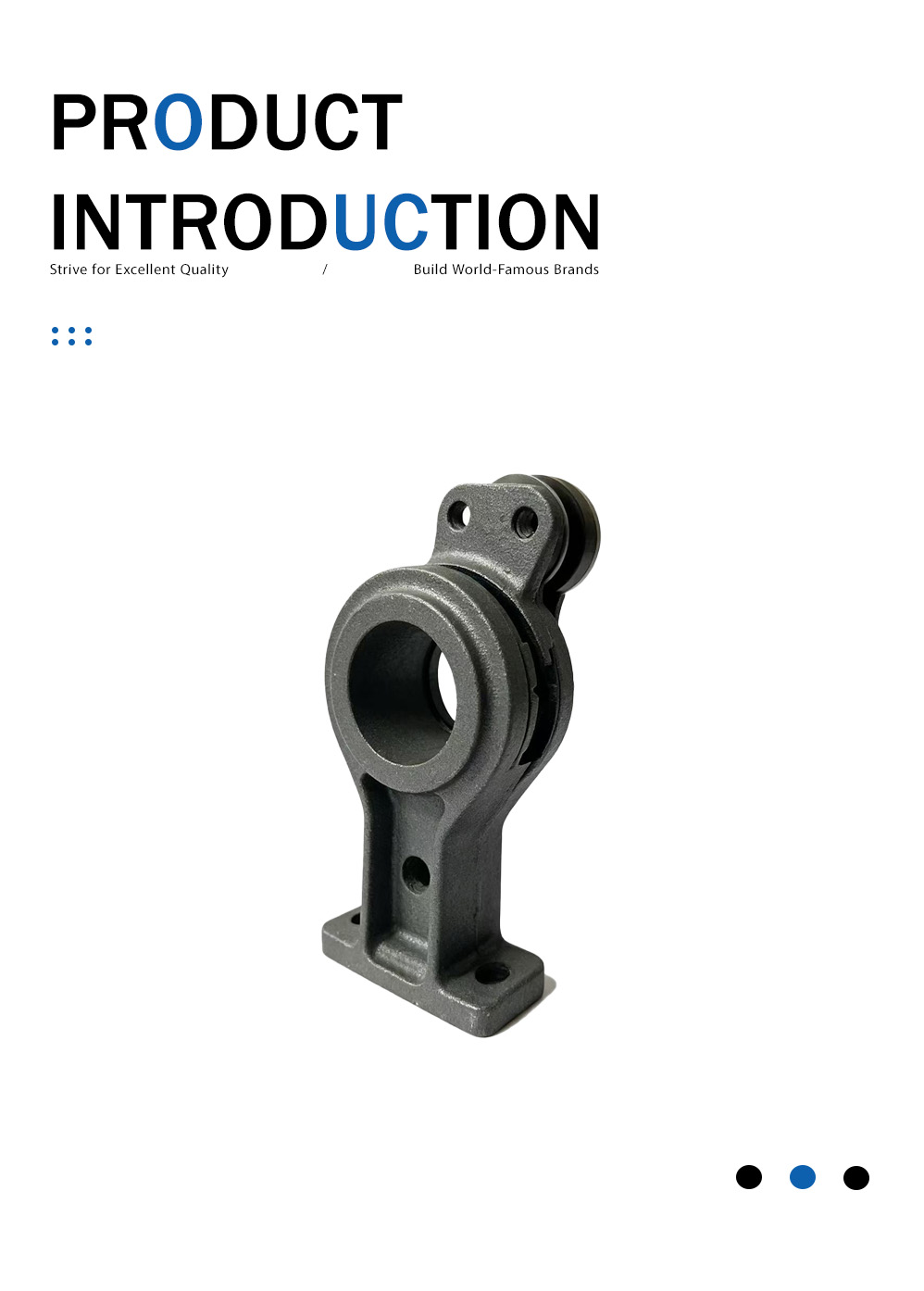 Электрический выдвижной дверной ограничитель, литой коромысло Electric Retractable Door Limit Rocker Arm Casting