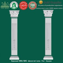 High quality For Hotel gypsum plaster roman column glass fiber pillar