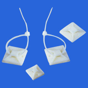 Good Insulation Self Adhesive Tie Mount With Various Sizes Customized