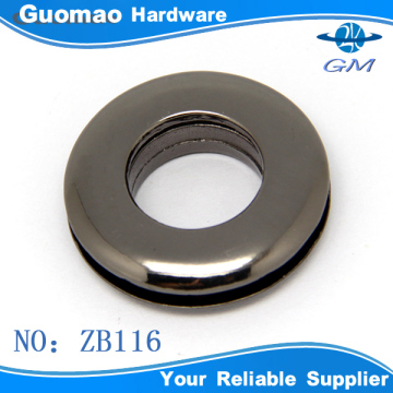 Zinc alloy gunmetal color solid metal rings