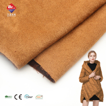 Dyeing Suede Bonded Fleece Knit Velvet Suede Fabrics