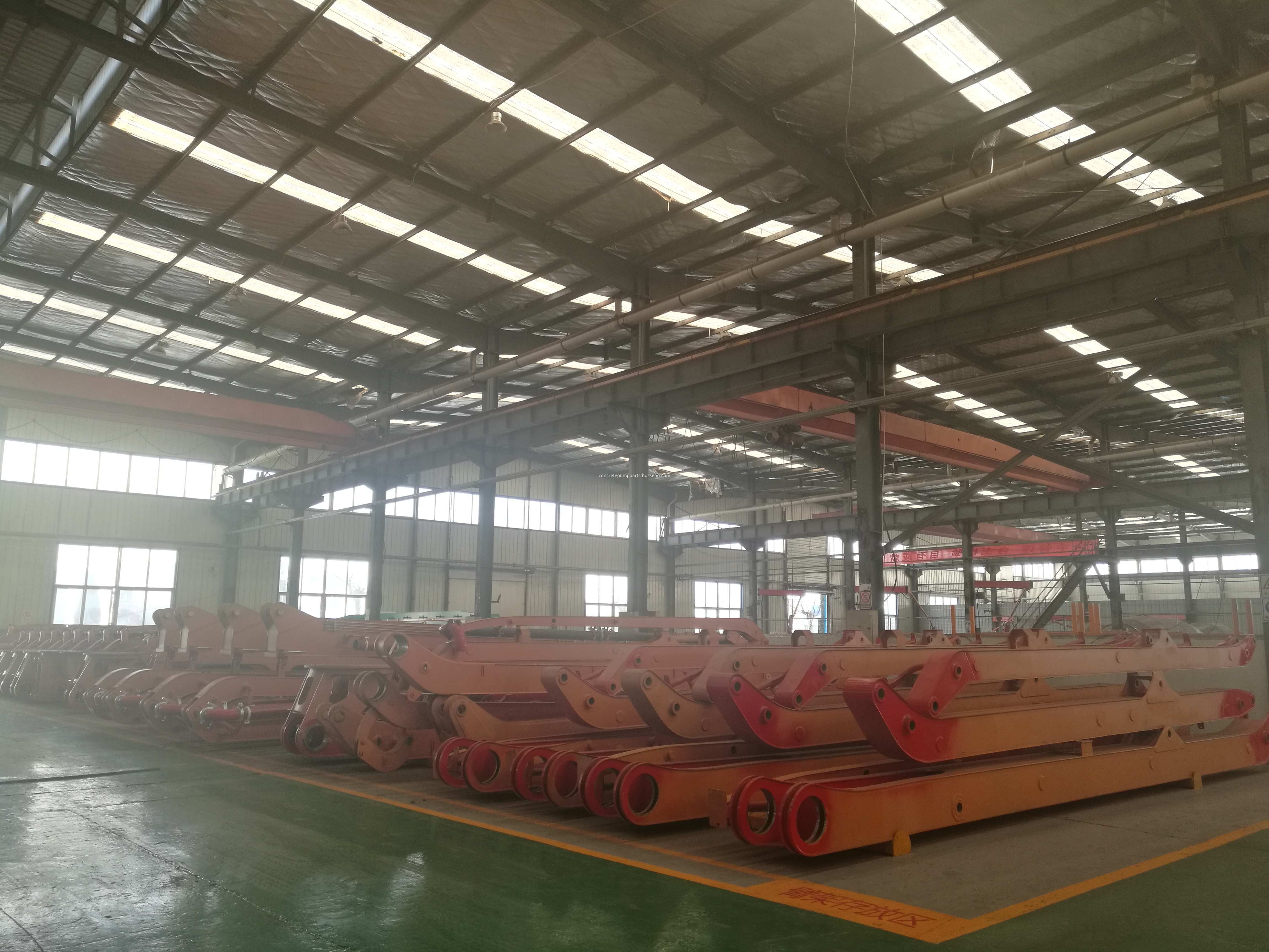 hydraulic boom placing factory 