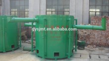 hoist-type carbonizing stove for wood