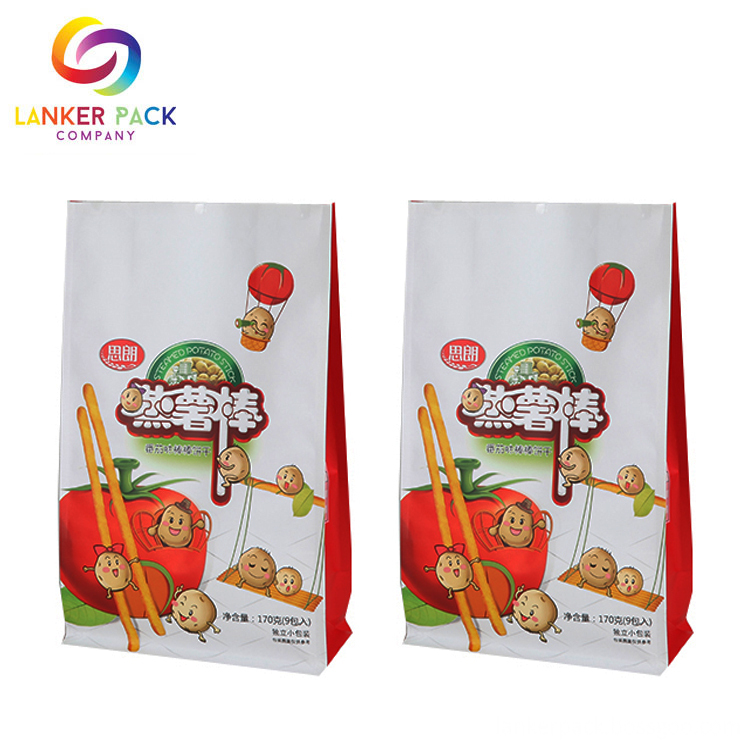 High Barrier Flat Bottom Reusable Snack Zipper Bags