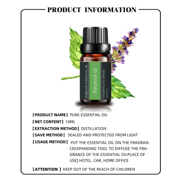 Natural Plant Extract Therapeutic Patchouli Essential Oil