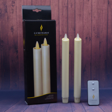 Battery Operated 8 Inch Moving Flame Taper Candle