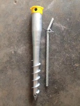 Galvanized U Shape Ground Screw Ground Anchor