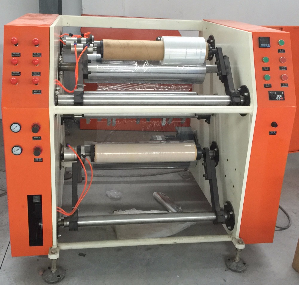 High Productivity 500mm Width Semi-auto Stretch Film Slitting Machine