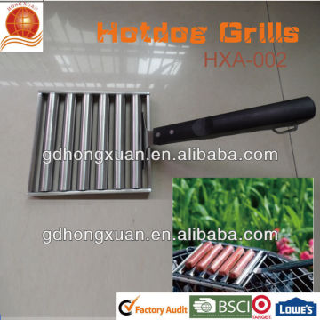 BBQ Stainless Steel Hot Dog Griller/sausage roller hongxuan HXA-002