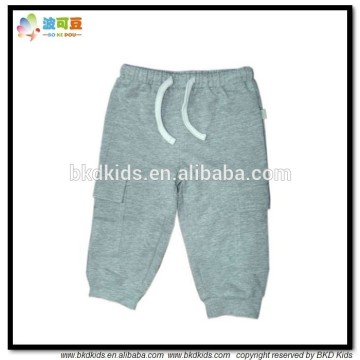 BKD 2015 new style organic cotton gray marle little boy pants