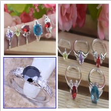 925 Sterling Silver Ring Finger for Lady