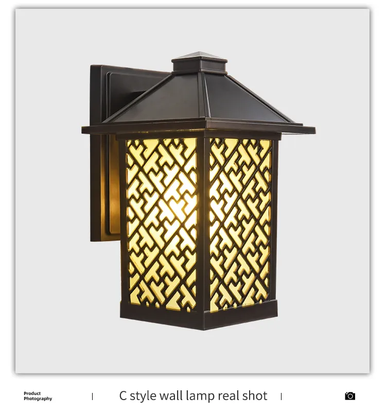 Elegant European Outdoor LED Wall Light for Stylish Homes