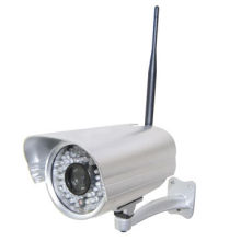Outdoor Waterproof IP Network Camera, H.264 Video Compression, Supports Two-way AudioNew
