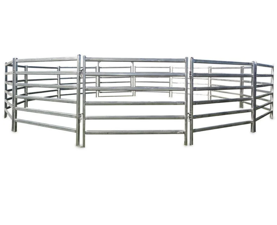 Panneaux de clôture de bétail agricole de haute qualité en acier en métal de sécurité temporaire de haute qualité à vendre