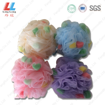 conducive sponge mesh bath ball