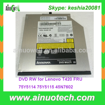 DVD-RW/CD-RW Combo Laptop replacement parts DVD RW for Lenovo T420 DVD Rom FRU 75Y5114 75Y5115 45N7602 laptop Optical Drives