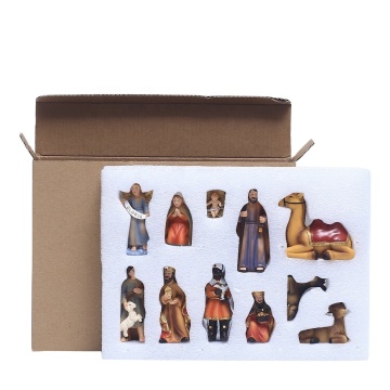 3.2-inch Bethlehem Nights Christmas Nativity Scene Figurines Set: Desktop Decoration & Religious Gift