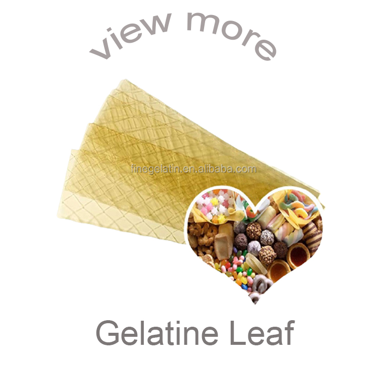 5g Per Piece Bakery Use Leaf Gelatin Sheets For Cake Jelly