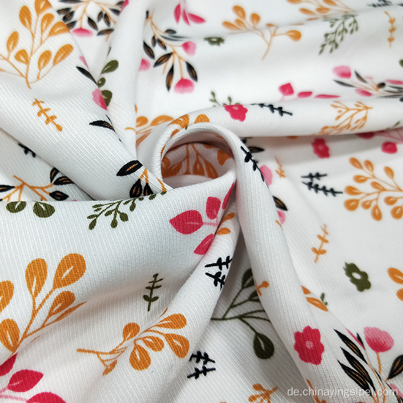 Verkauf kleiner Blumen mit mittlerem Gewicht von mittlerem Gewicht Rayon Twill Weihnachten Stoff