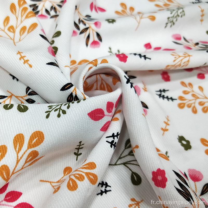 Vendre des petites fleurs imprimées moyens moyens 100% Rayon Twill Christmas Tissu