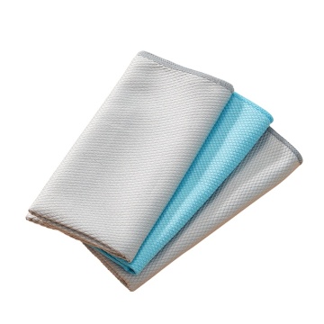 Water Absorption Fishing Scale Microfiber Cleaning Cloth