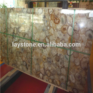 2015 popular multicolor agate stone slab agate stone