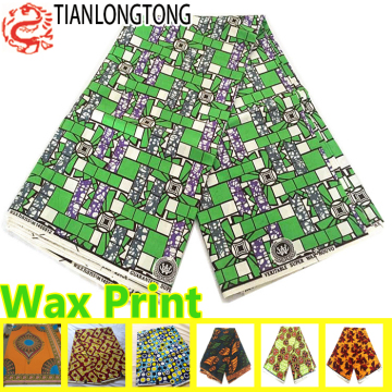 African Textiles Digital Wax Print African Batik Fabric