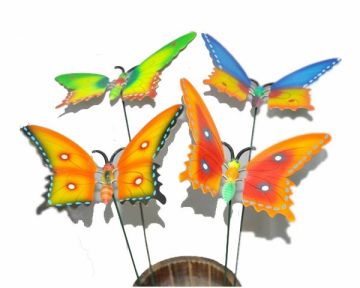 4" Butterfly Garden Plant Sticks