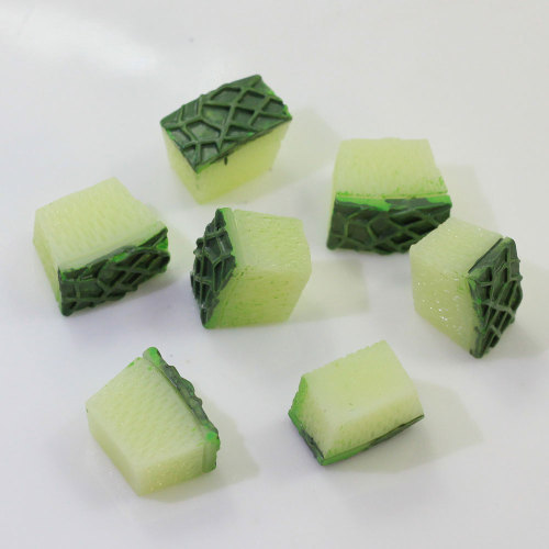 Wholesale Cute Cucumber Vegetable Resin Beads Artificial Realistic Cabochons Kawaii for Decoration